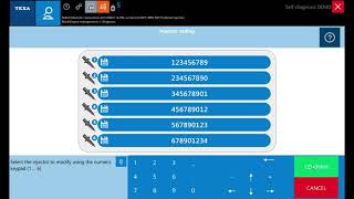 TEXA IDC5 TRUCK - Injector coding on MACK