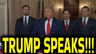 BREAKING: TRUMP SPEAKS AFTER BOMBING IRAN