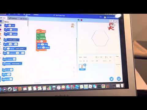 Drawing a hexagon using scratch