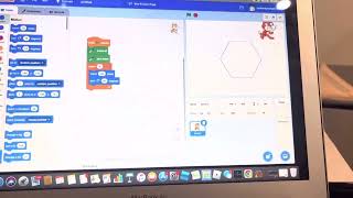 Drawing a hexagon using scratch