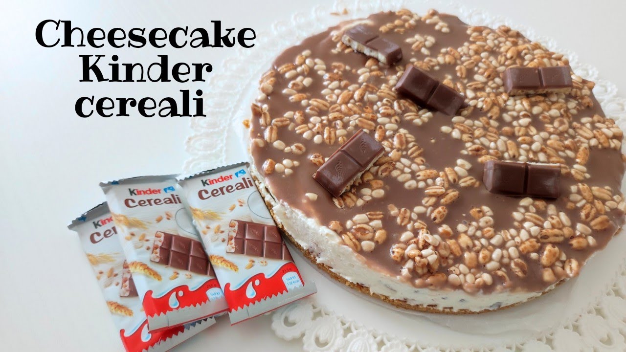 CHEESECAKE KINDER CEREALI BUONISSIMA E FACILISSIMA