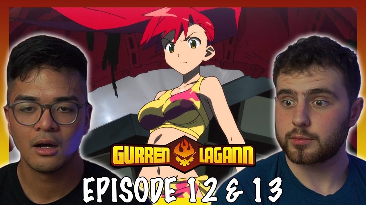 FINALLY A BEACH EPISODE!! Gurren Lagann Episode 12 + 13 REACTION