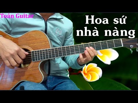 Hợp Âm Bài Hoa Sứ Nhà Nàng - Hướng dẫn Intro Guitar - Hoa sứ nhà nàng - Toản Guitar