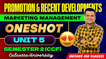 MM Unit - 5 | One shot | Bcom Sem-2 CCF | Calcutta University