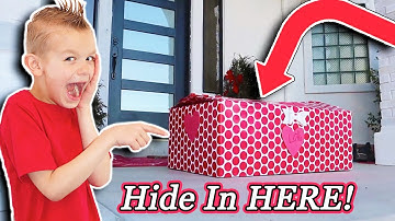 I Mailed Myself In A Box To My CRUSH!