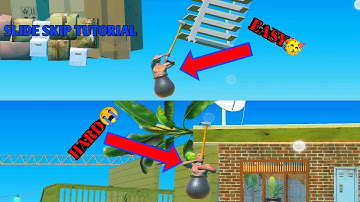 HOW TO DO SLIDE SKIP I. GETTING OVER IT|GOI TUTORIAL 🥳🥳🥳🥳🥳