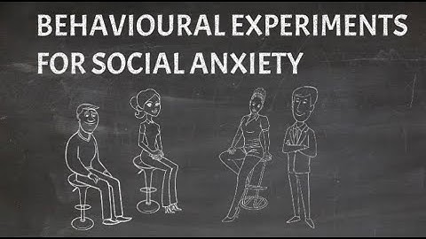 Behavioural Experiments for Social Anxiety