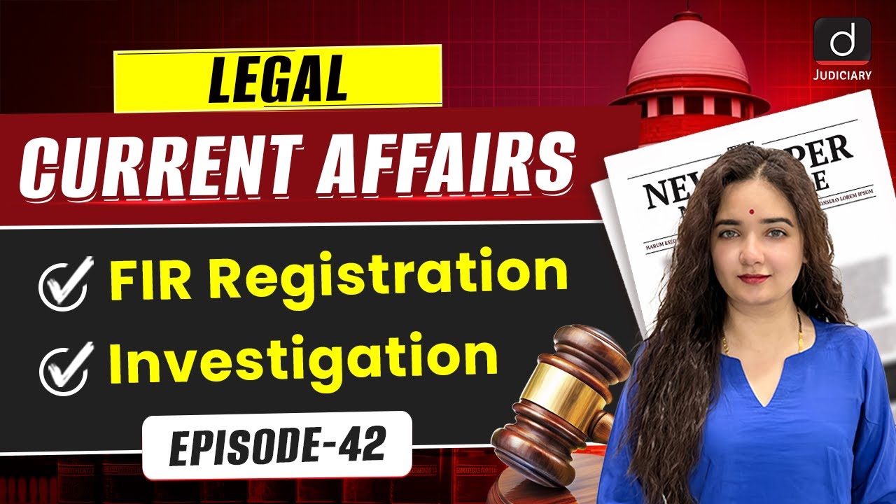 Legal Current Affairs | IPC | Crpc | Drishti Judiciary