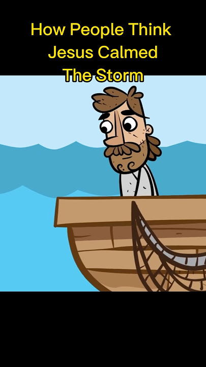 How JESUS Really Calmed The Storm‼️🤯❤️ #edit #god #jesus #bible #viral #edit #love #jesusislord
