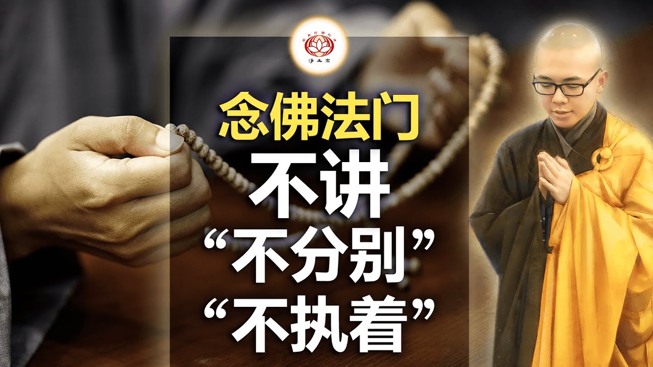 念佛法门不讲'不分别' '不执着'  👼 | 净本法师 主讲