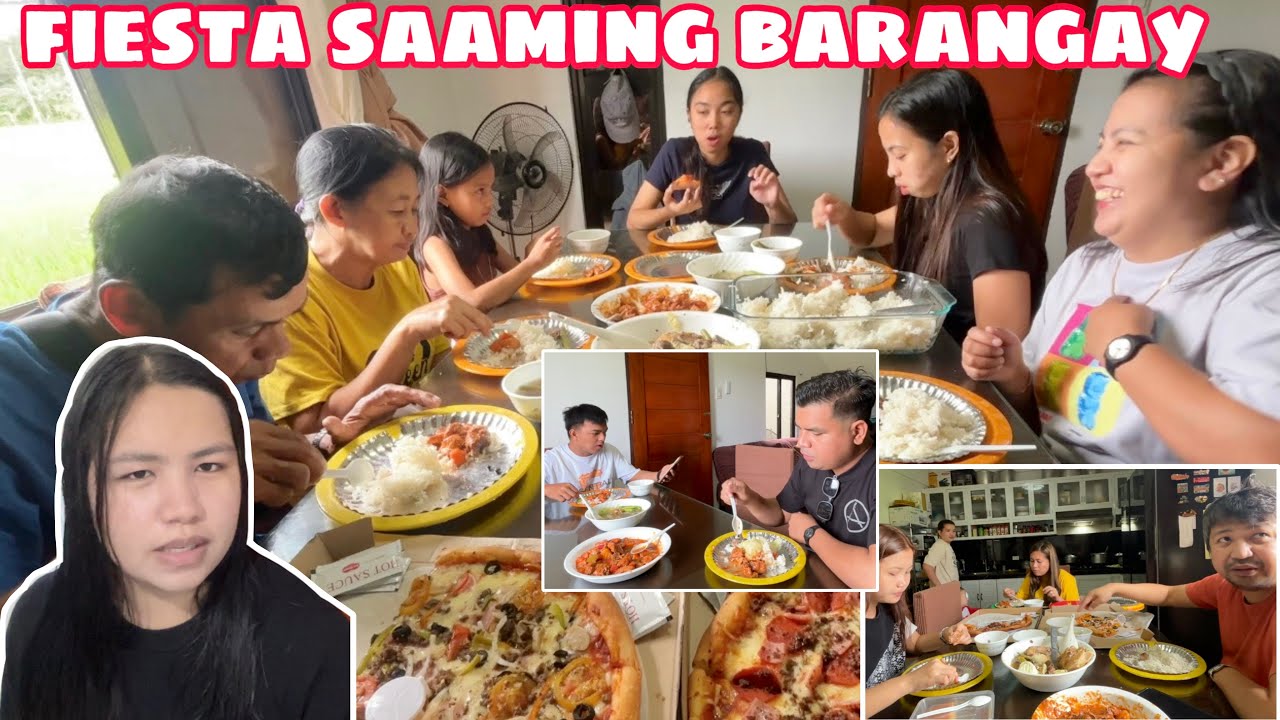 FIESTA SAAMING BARANGAY | NAGLUTO AKO NG NILAGANG BIAS NG KARNENG KALABAW AT CHICKEN MENUDO