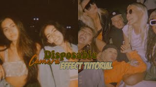 Disposable Camera Effect ☾ | edit tutorial screenshot 5