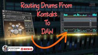 Routing Drums From Kontakt To Daw/Cubase|In Hindi|SK.MUSTAQUIM