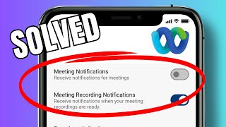 How to configure message notification settings in WebEx