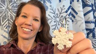 Cute Winter Bathroom Decor Idea Snowflake Shower Curtain Hooks