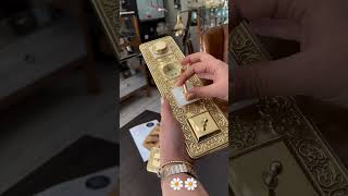 #gold#electronic#button#antique