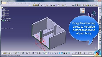 CATIA PART DESIGN - Dynamic Sectioning