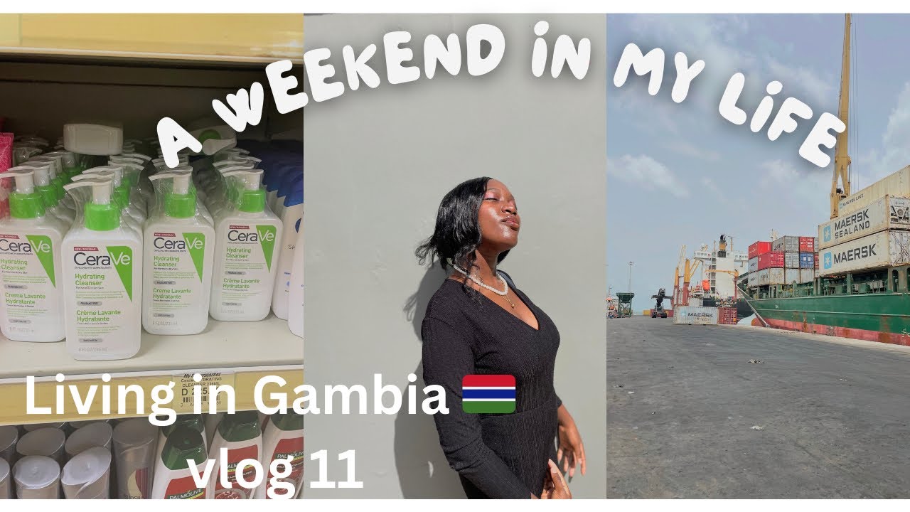 LIVING IN GAMBIA 🇬🇲 Vlog 11 Skincare Shopping 🧖‍♀️🧴🧘‍♀️First time at