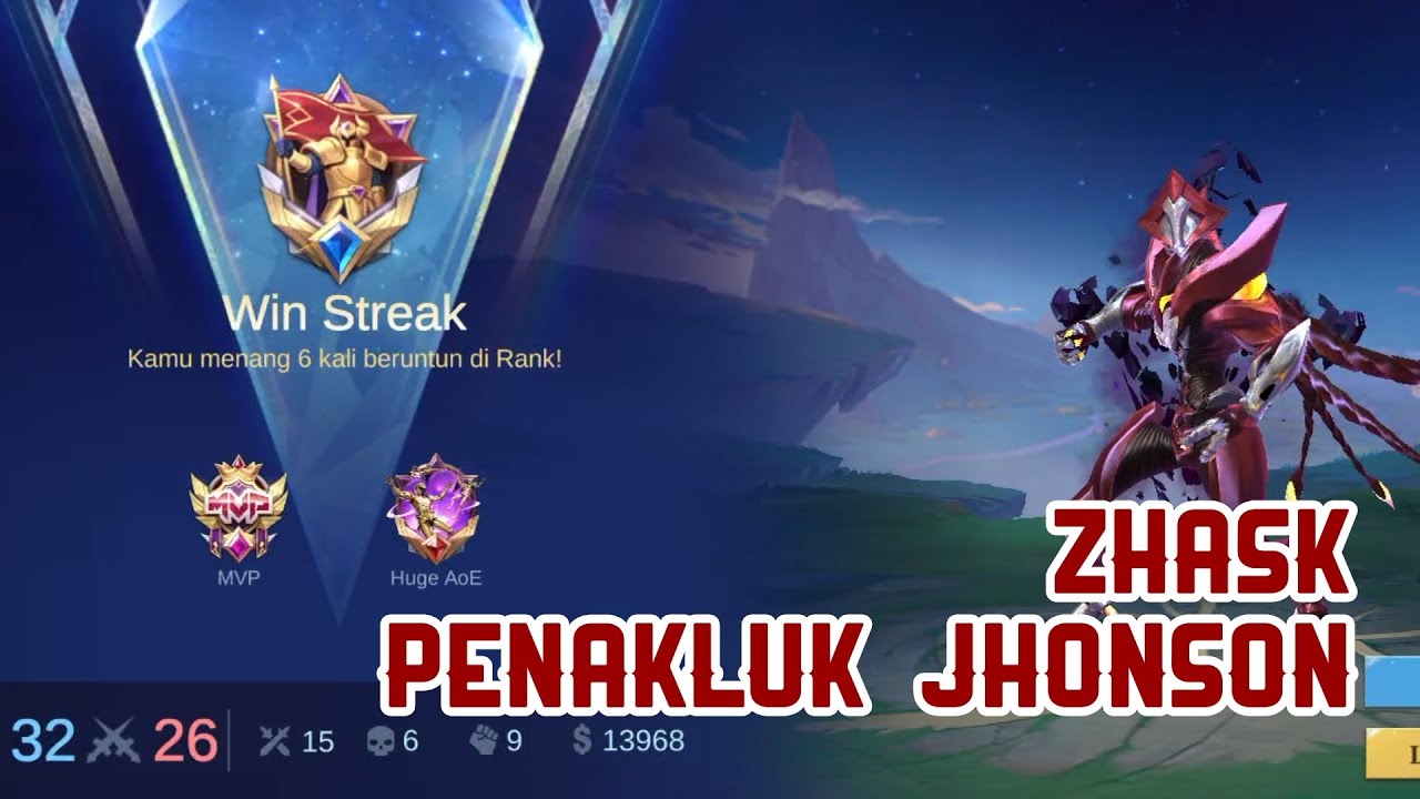 Zhask nih counter nya Jhonson 