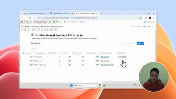 Watch me automate invoices inside Notion in just 1-click (no more manual work, ever)