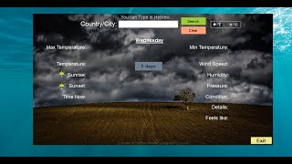 C# Winforms - Weather App