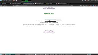 Weather app built using Node.js and Handlebars.js