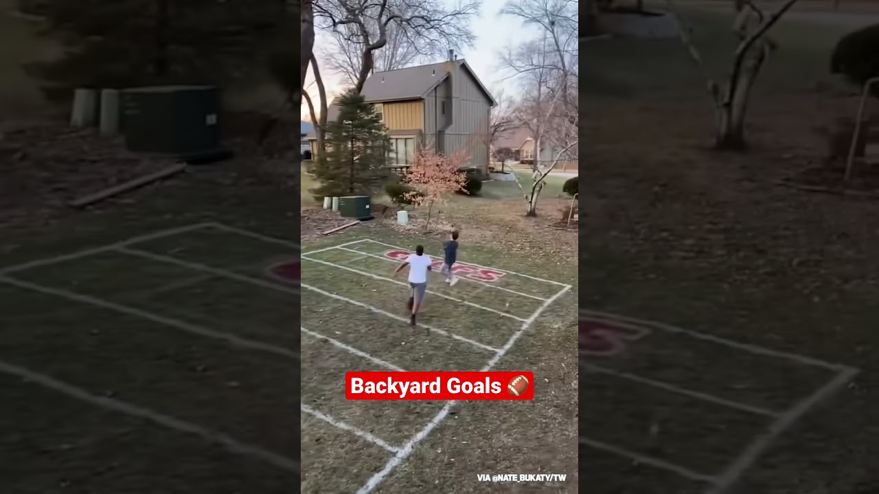 У них на заднем дворе есть ФУТБОЛЬНОЕ ПОЛЕ 😱🔥🏈 