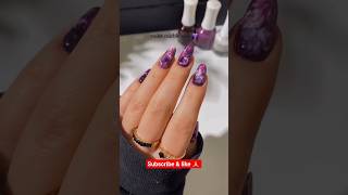 easy violet marble nails 2026 | easy nailart 2026 #shorts #trending #nailart2026 #nailart