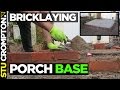 how to build porch base bricklaying tutorial