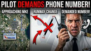 Late Runway Change → Southwest Pilot Demands Phone Number Live on Frequency. REAL ATC