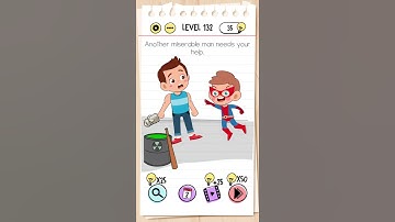 Brain test level 132 tricky puzzles walkthrough