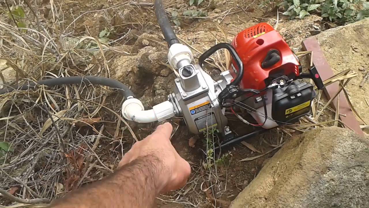 Motobomba 52cc kawashima - YouTube