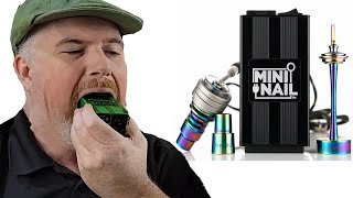 MININAIL SETUP & DAB SESH // Hybrid Titanium-Quartz E-nail with SIC  upgrades & Terpometer Testing