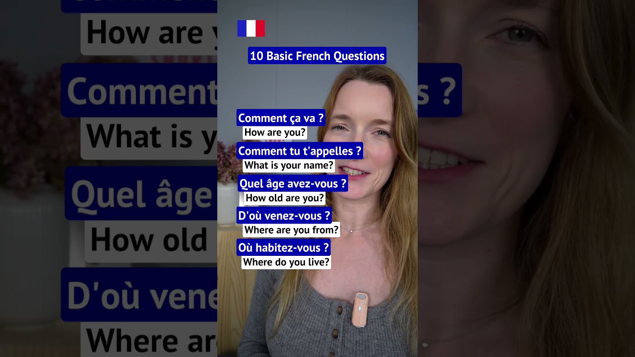 10 Basic French Questions