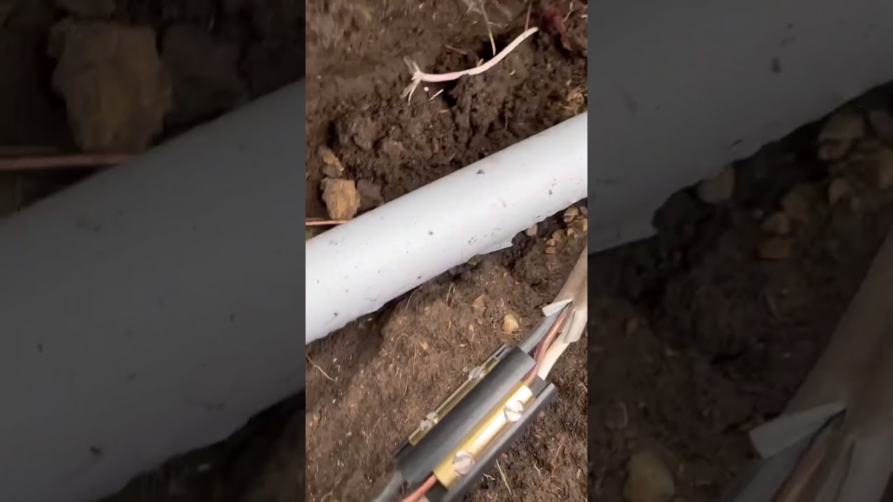 Underground Splice Kit When Done Properly Its Good Forever Electrician Construction