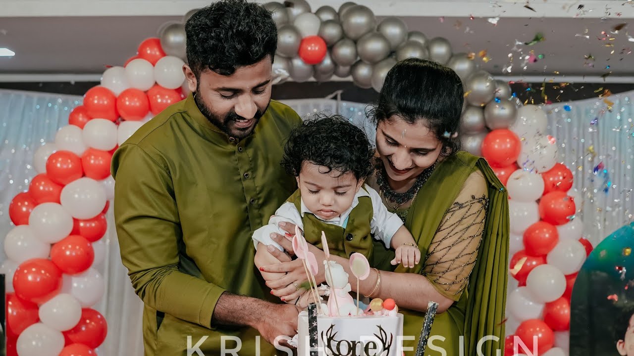 first birthday celebration / dress code (@krishdesign8404 ) - YouTube