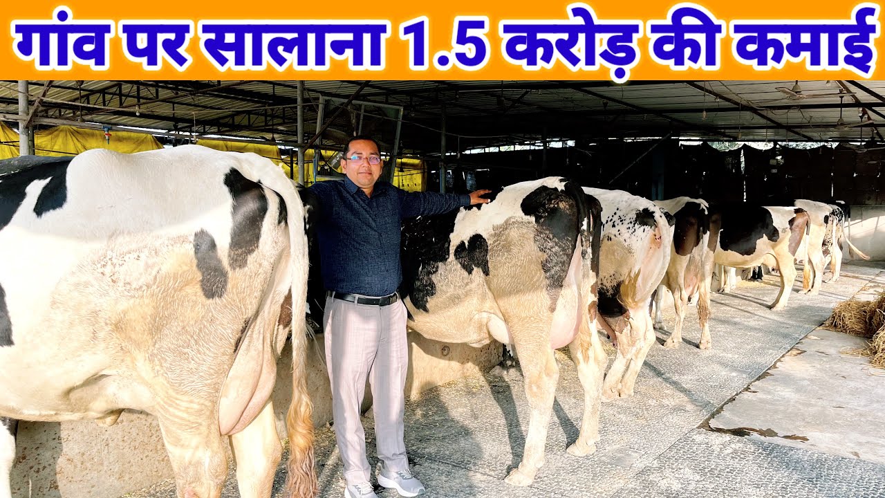 गाय + खेती से सालाना 1.5 करोड़ की कमाई | best animal farming in india  #dairyherd dairyfarmingvideo 