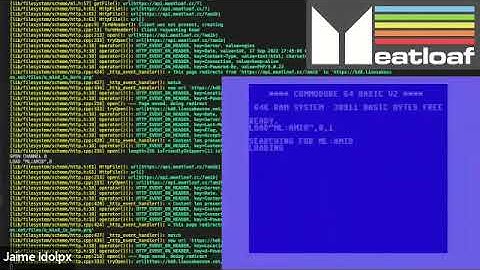Meatloaf and FujiNet for C64 - Jaime Idolpx * Commodore Users Europe * 17th of September 2022 *