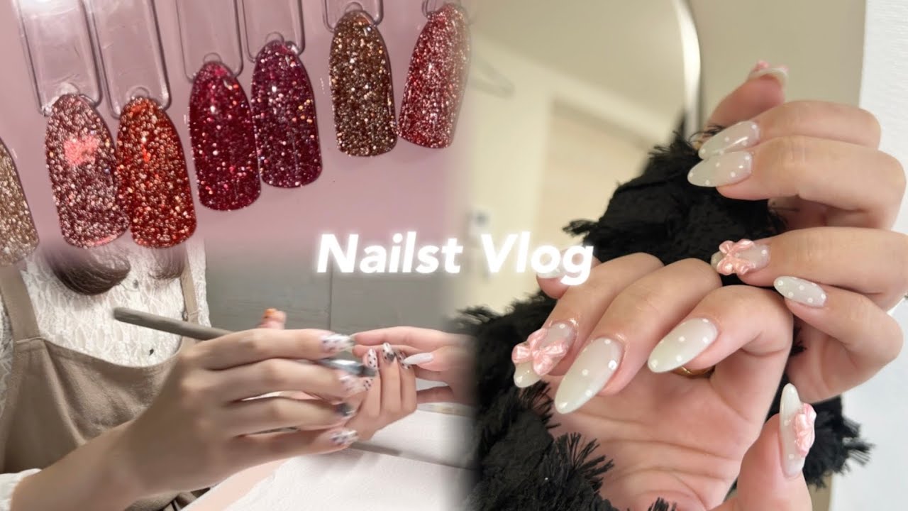 VLOG | 4-й год работы мастером маникюра | Яркие ногти осенних цветов 🍂 | Я также использую модный...