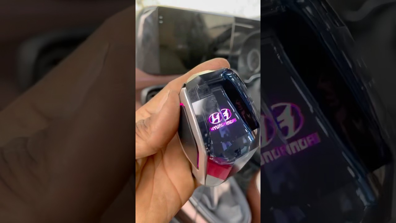 Hyundai aura gear nob RGB LIGHT first on India 