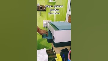 How to Remove Jammed Paper in a Printer | Printer Solution #shorts #short #shortsvideo #viralshorts