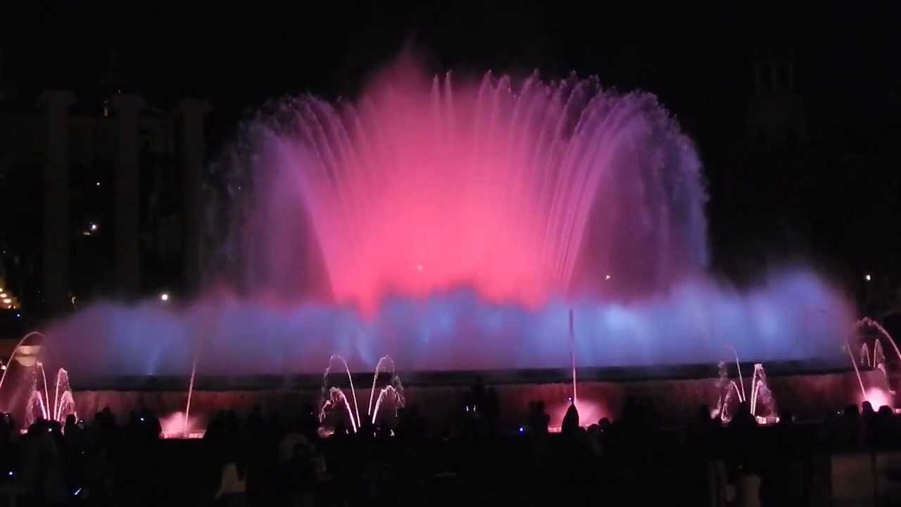 Barcelona Water Dancing Fountain YouTube