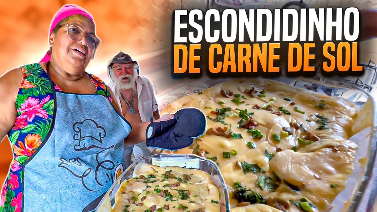 LUIZ DO SOM FICOU BABANDO NO ESCONDIDINHO DE CARNE DE SOL | RECEITAS DA ZAZA 