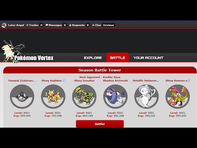 Pokemon vortex old acc :D silent but killer :D 