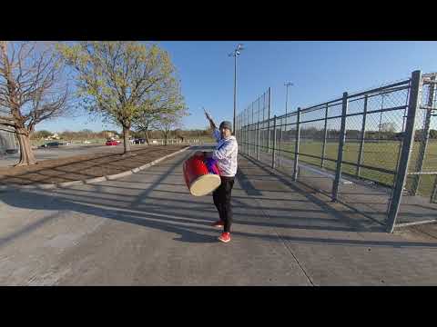 Kudaka Eisa Odaiko Front And Back 