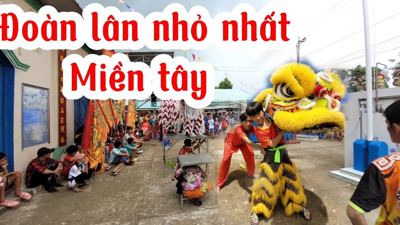 Duy nhất miền tây 13 tuổi làm trưởng đoàn lân và địa bửu lsr Thành xuân - lsr Tân Long.