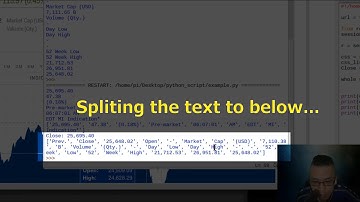 Get Live Web Data W/O API Requests HTML|  Raspberry Pi| Python