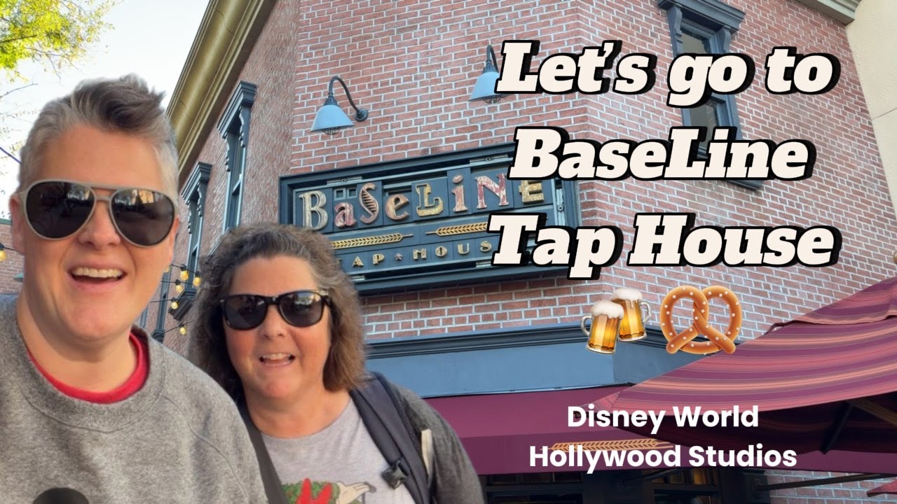 Disney’s Hidden Gem at Hollywood Studios | Baseline Tap House | Pretzels & Drinks