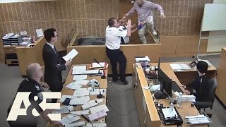 Court Cam: Man Fights Court Officers, Attempts Escape After Bail is Revoked | A&E