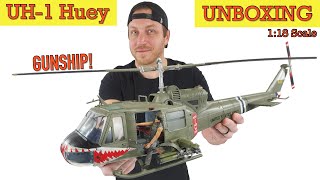 1:18 scale Huey “Gunship” UH-1